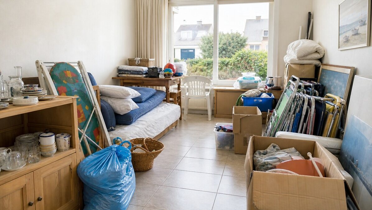 Avant le projet de débarras à Knokke Heist - Villa vidée avec inventaire des objets de valeur