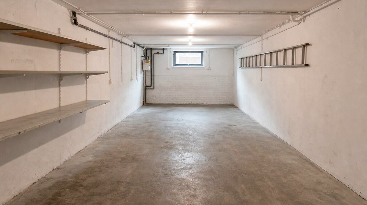 Après le projet de débarras à Waregem - Atelier domestique et garage vides