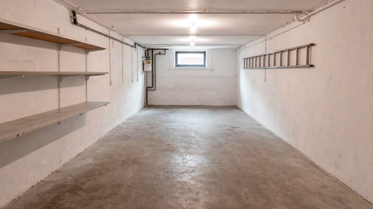 Après le projet de débarras à Aalst - Cave d'immeuble vidée avant contrôle syndic